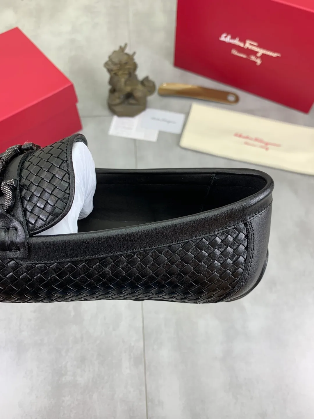 Men's men's shoes 💰P520 new high quality [Ferragamo/Ferragamo] latest model original imported calfskin, imported cowhide lining + original luxury metal buckle + original combination outsole Comparison without pressure Code number: 38-44 (45 customized)